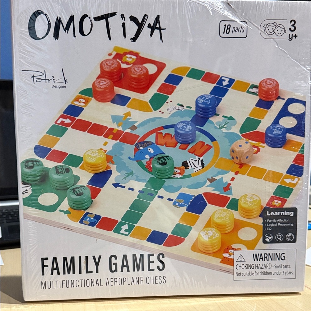Family Games Multifunctional Aeroplane Chess - Colorful